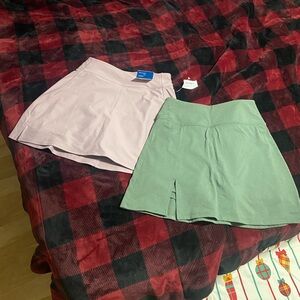 NWT NWOT skorts green grey mauve SZ XS OLD NAVY